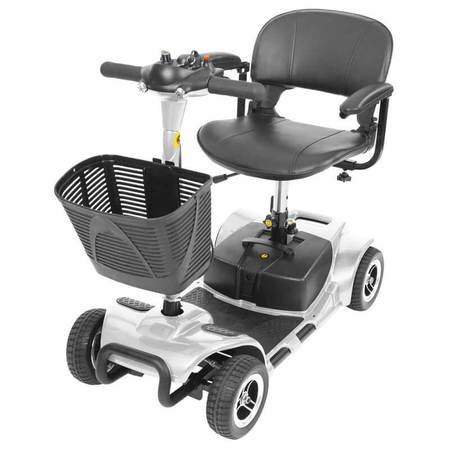 Vive Health 4-Wheel Mobility Scooter, Silver MOB1027SLV